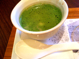 nana's green teaの抹茶白玉ぜんざい