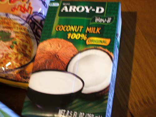 ココナッツミルクのパック