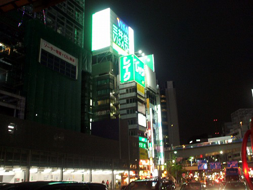渋谷東口の風景