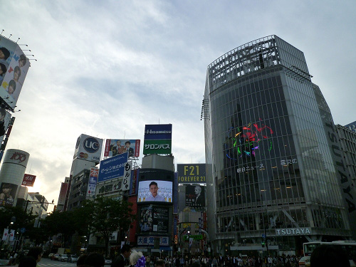 夕方の渋谷