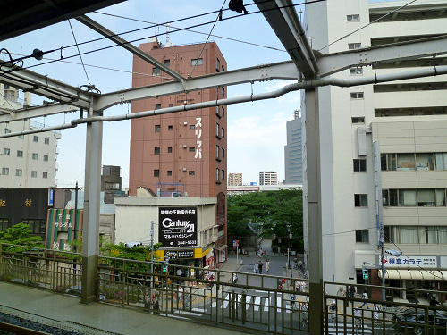 東武 浅草駅からの浅草の風景