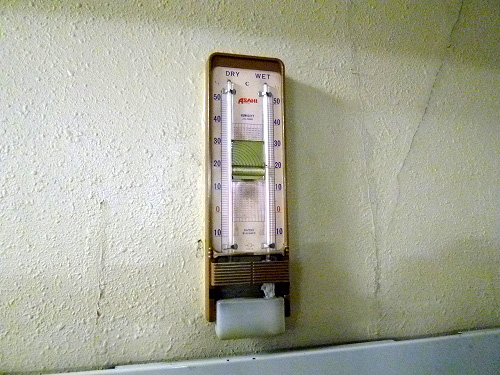 古い温度計